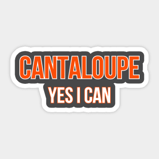 Cantaloupe Sticker